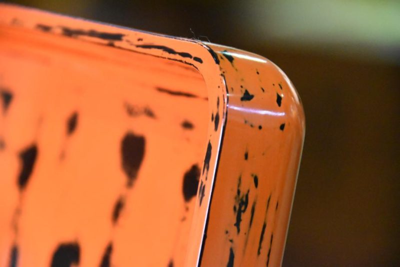 Japanese Negoro Lacquer Tray - Image 8