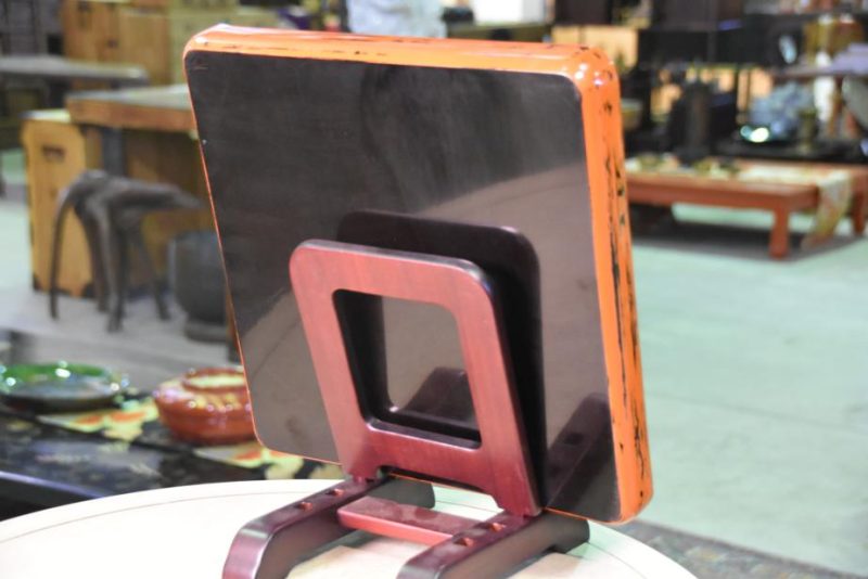 Japanese Negoro Lacquer Tray - Image 6