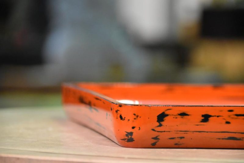 Japanese Negoro Lacquer Tray - Image 3