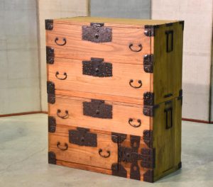 Antique Clothing Chest on Chest