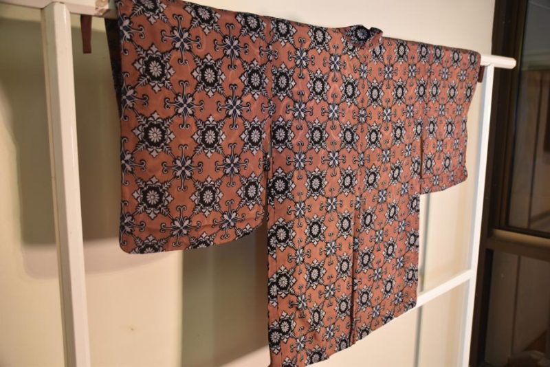 Japanese Silk Vintage Haori Jacket - Image 8