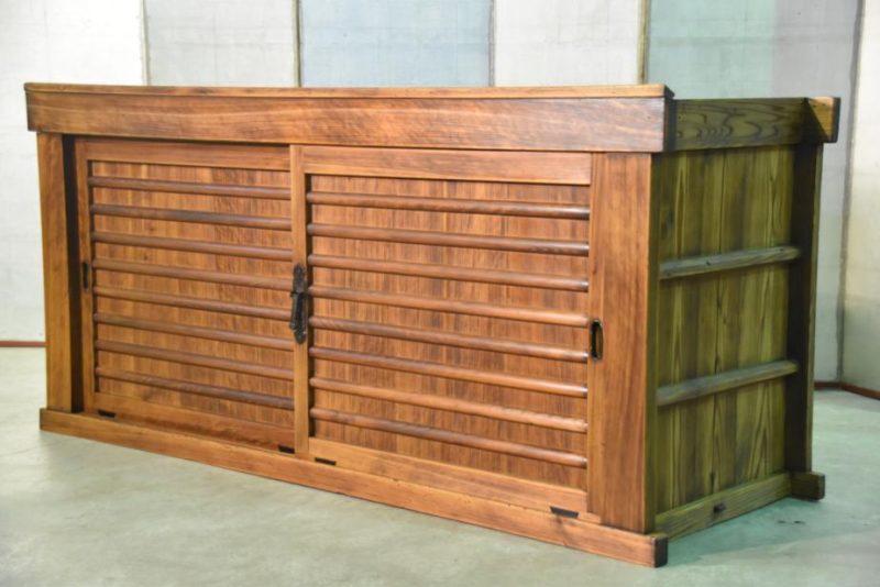 Antique Futon Dansu Sideboard - Image 12