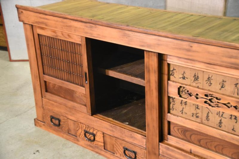 Japanese Antique Sideboard - Image 9