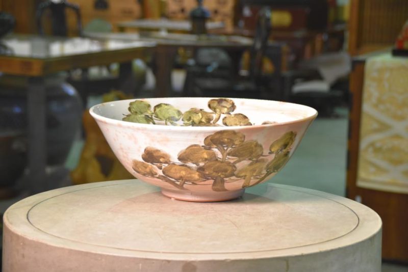Kyoyaki Pottery Bowl