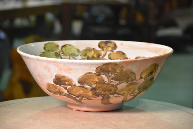 Kyoyaki Pottery Bowl - Image 2