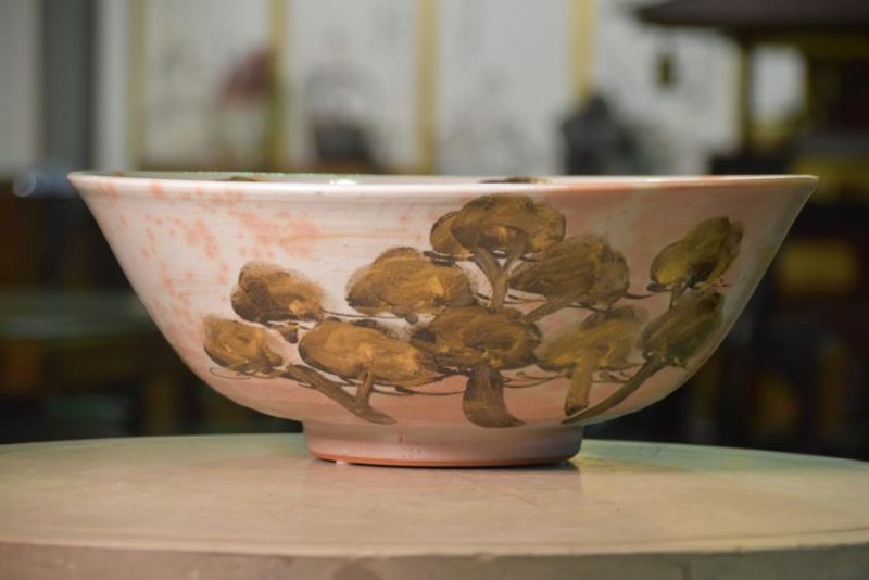 Kyoyaki Pottery Bowl - Image 11
