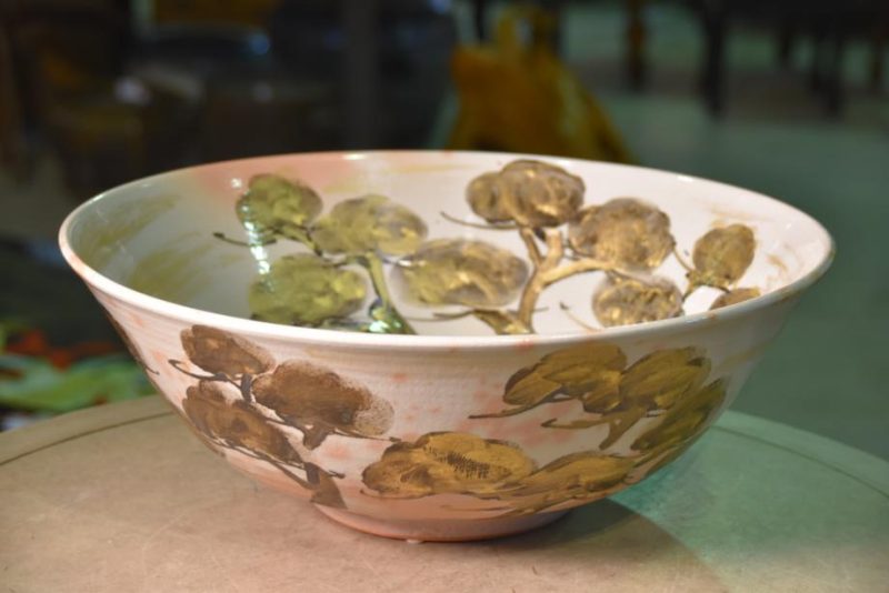 Kyoyaki Pottery Bowl - Image 8