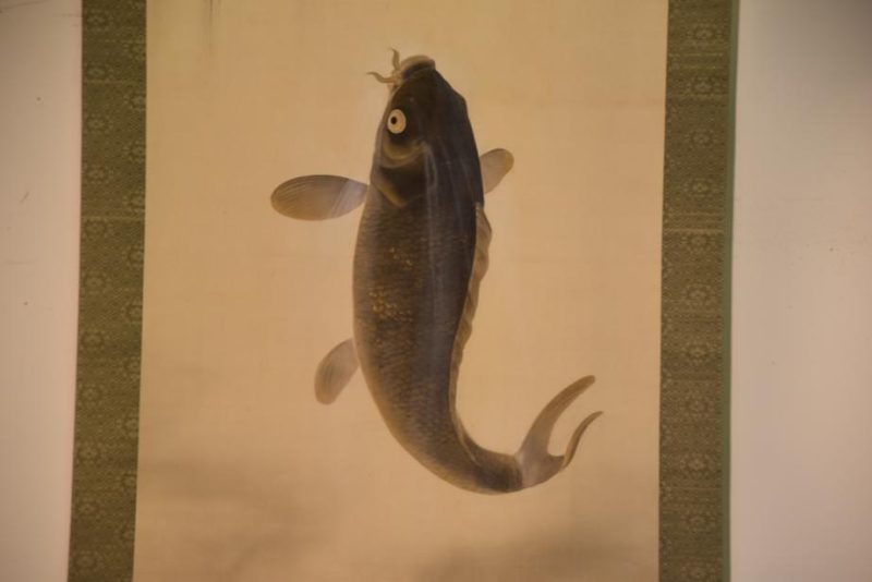 Japanese Koi Art Scroll - Image 2