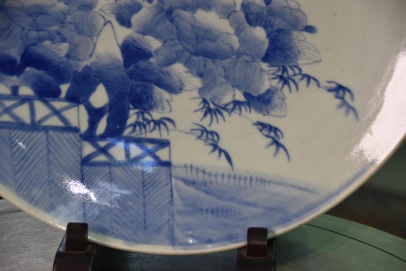 Japanese Blue and White Plate - Image 8
