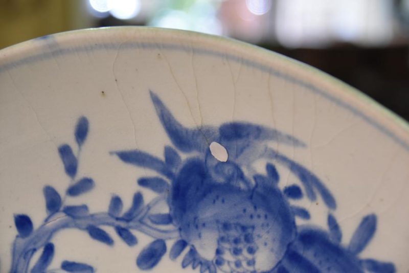 Japanese Blue and White Plate - Image 7