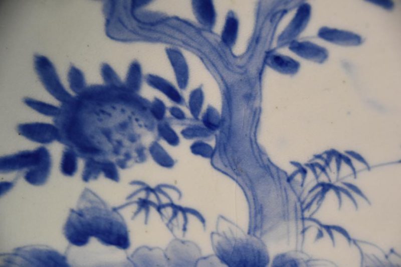 Japanese Blue and White Plate - Image 6
