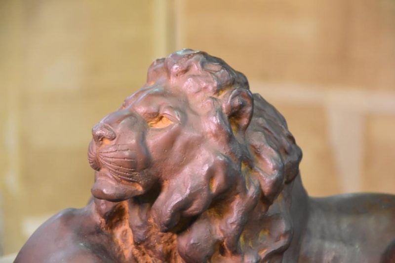 Japanese Bronze Lion Statue - Image 13