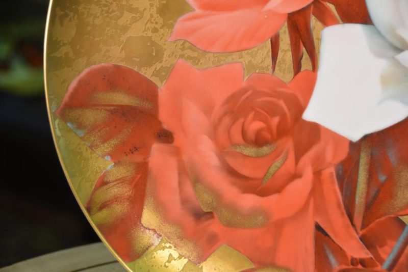 Noritake Plate of Roses by Nakajima - Image 10