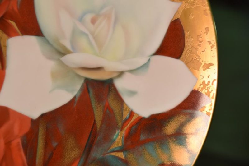 Noritake Plate of Roses by Nakajima - Image 8