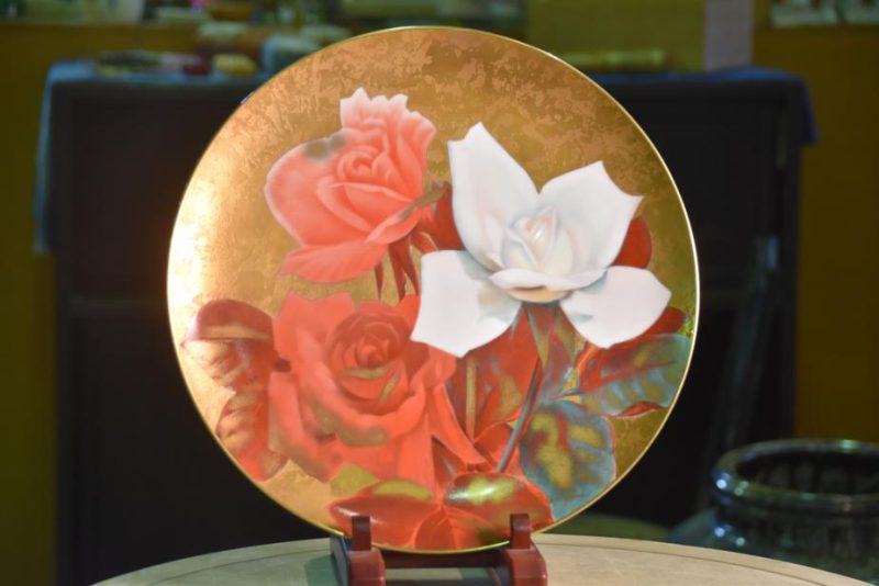 Noritake Plate of Roses by Nakajima - Image 3