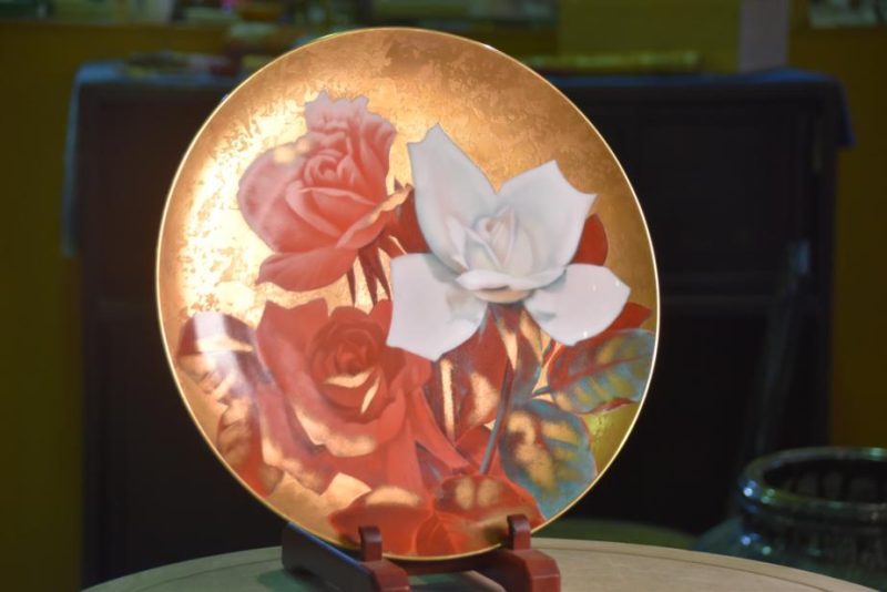 Noritake Plate of Roses by Nakajima - Image 2