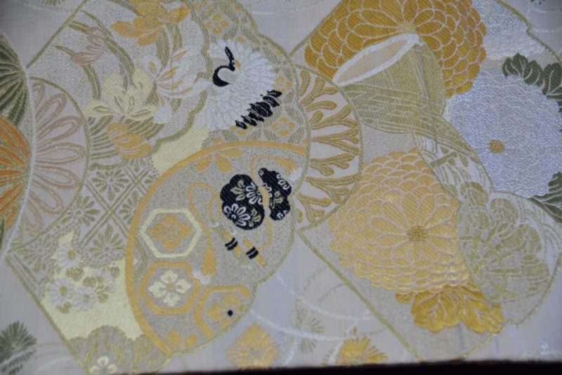 Vintage Japanese Maru Obi Sash - Image 6