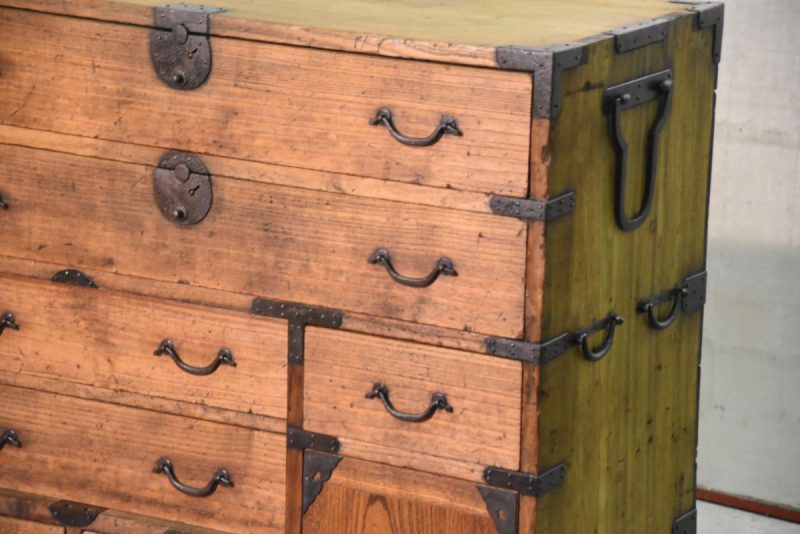 Japanese Antique Clothing Chest - Image 13