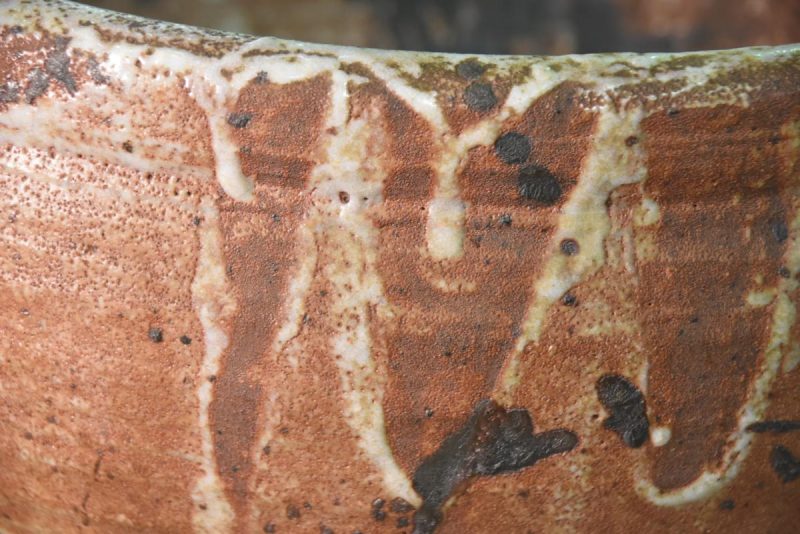 Traditional Japanese Shino Pottery Bowl - Image 15