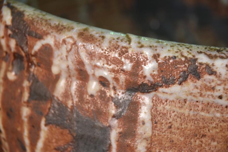 Traditional Japanese Shino Pottery Bowl - Image 2