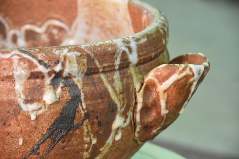 Traditional Japanese Shino Pottery Bowl - Image 14