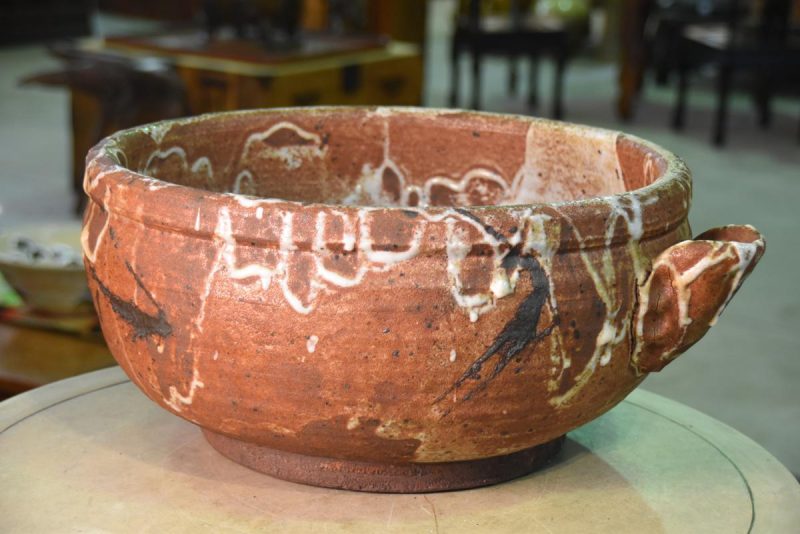 Traditional Japanese Shino Pottery Bowl - Image 13