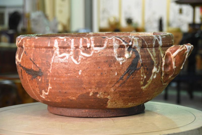 Traditional Japanese Shino Pottery Bowl - Image 12