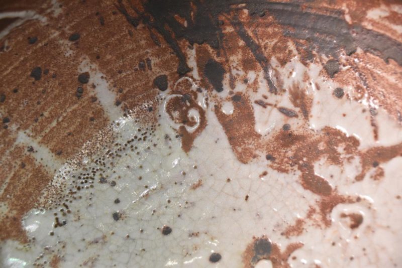 Traditional Japanese Shino Pottery Bowl - Image 10