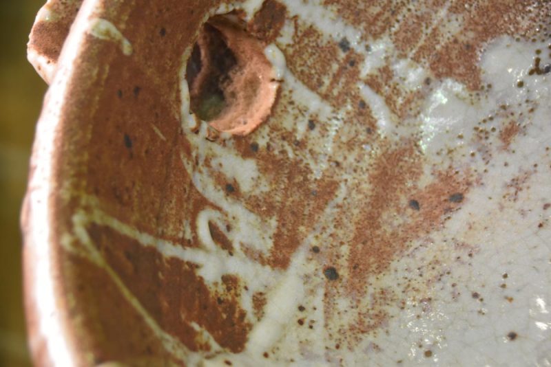 Traditional Japanese Shino Pottery Bowl - Image 9