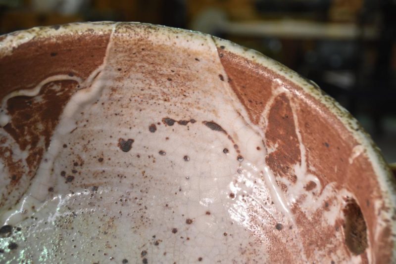 Traditional Japanese Shino Pottery Bowl - Image 8