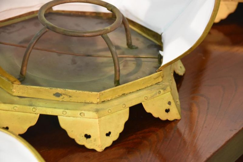 A Pair of Gilded Japanese Temple Hanging Lanterns - Image 9
