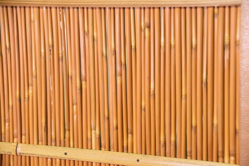 Japanese 2 Panel Reed Grass Free Standing Screen - Image 11