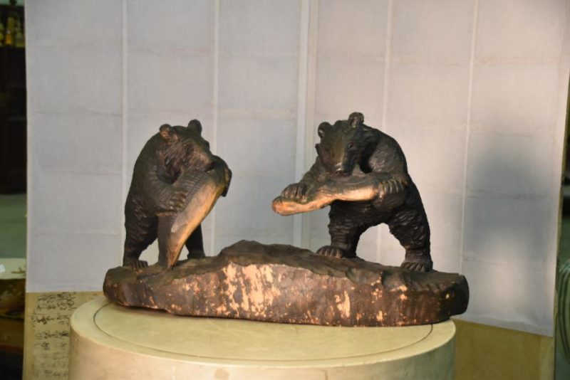 Hokkaido Carved Bears