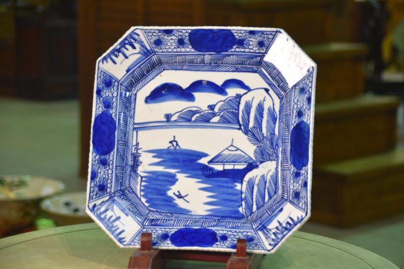 Blue and White Plate