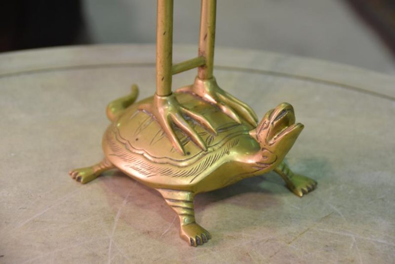 Japanese Bronze Turtle and Crane (Old and New) - Image 8