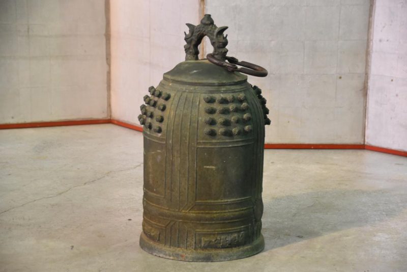 Japanese Cast Bronze Temple Bell