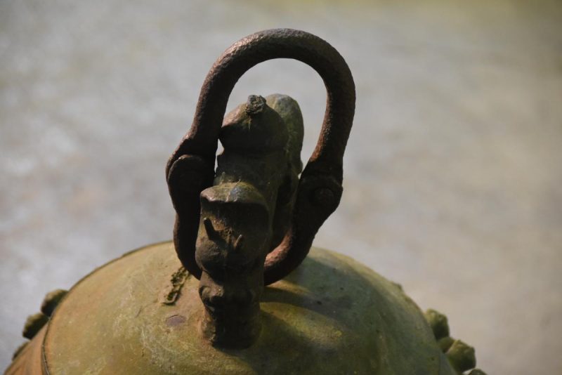 Japanese Cast Bronze Temple Bell - Image 6