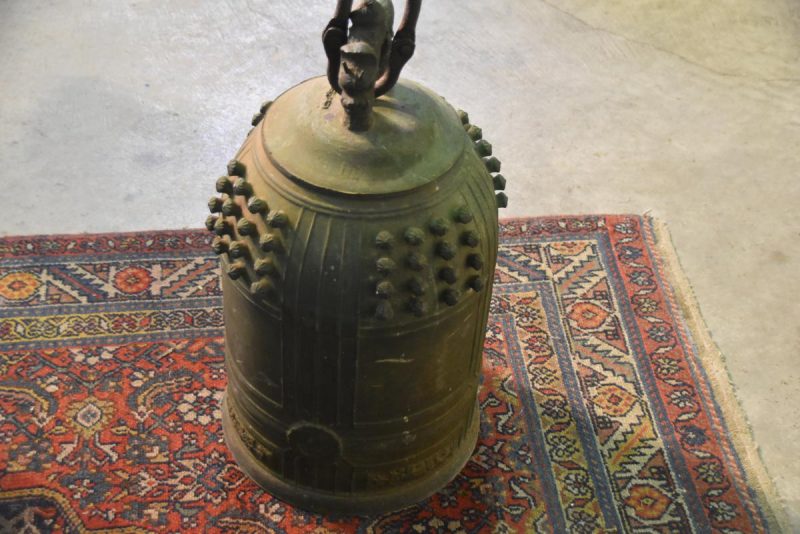 Japanese Cast Bronze Temple Bell - Image 5