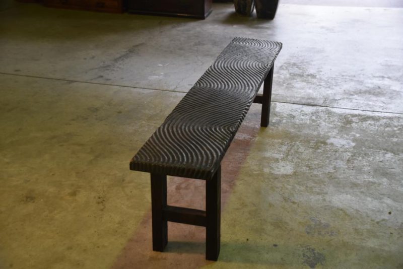 Wooden Wave Bench - Image 4