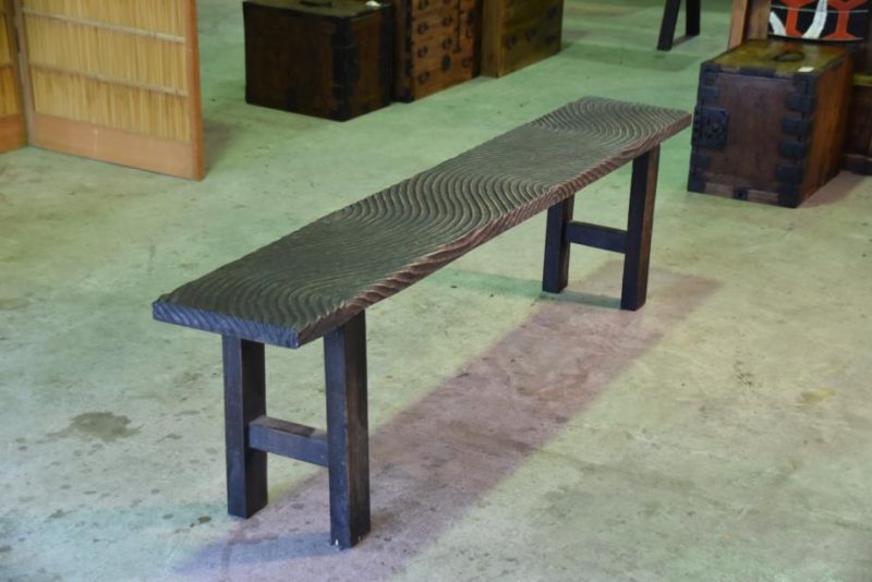 Wooden Wave Bench - Image 2