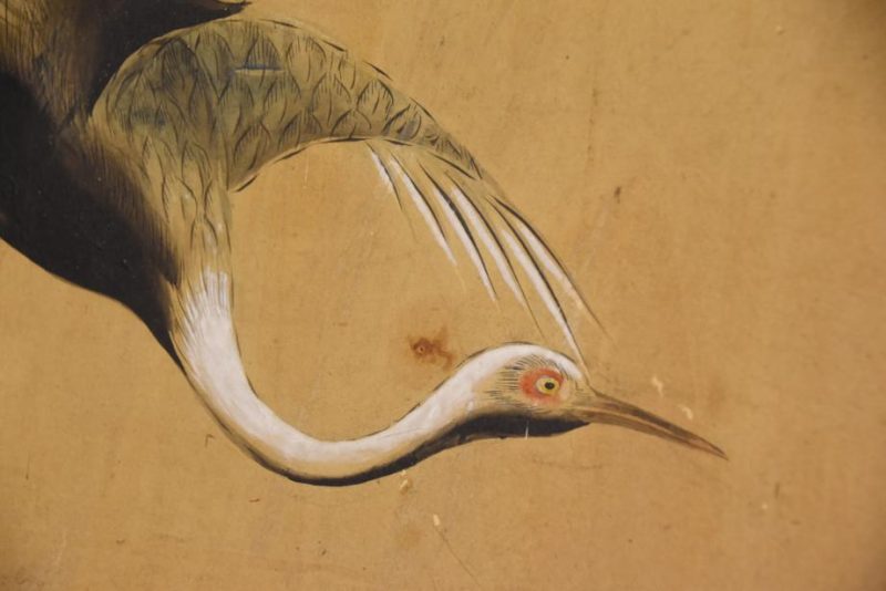 Japanese Edo Period Kano School 6 Panel Screen - Image 5