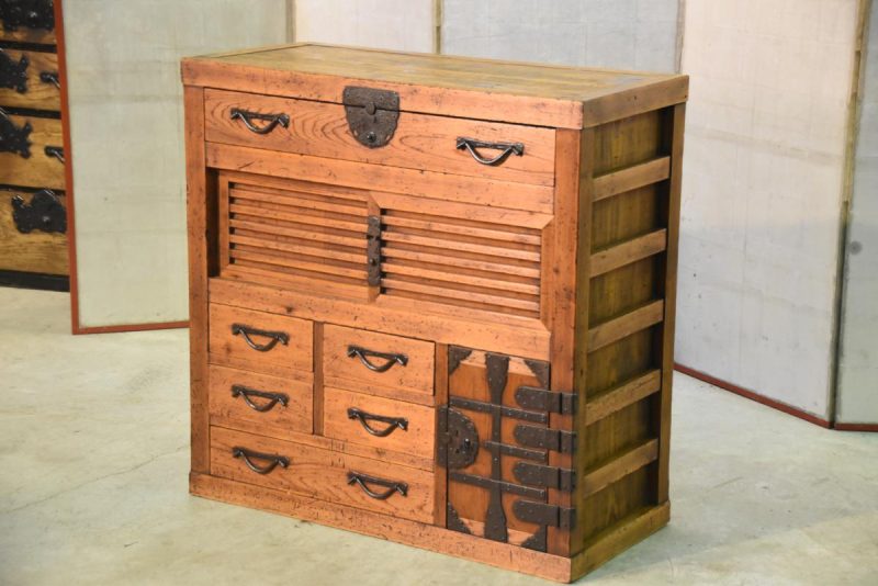 Japanese Antique Gifu Region Merchants Chest (Choba Dansu)