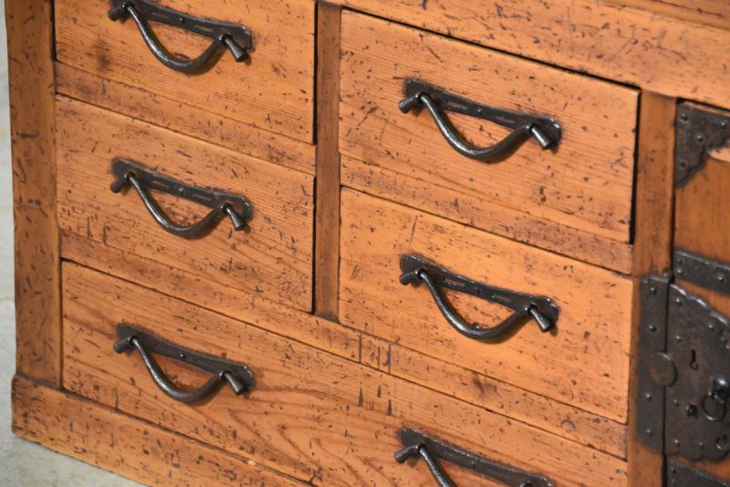 Japanese Antique Gifu Region Merchants Chest (Choba Dansu) - Image 13