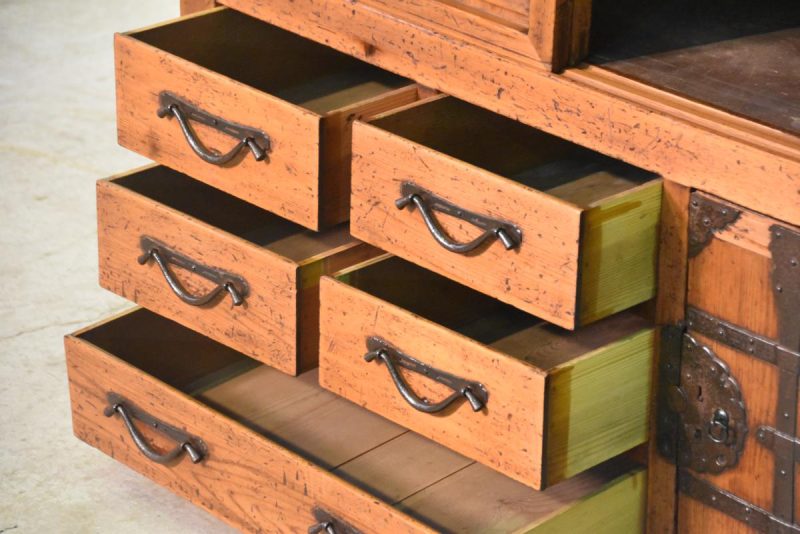 Japanese Antique Gifu Region Merchants Chest (Choba Dansu) - Image 8