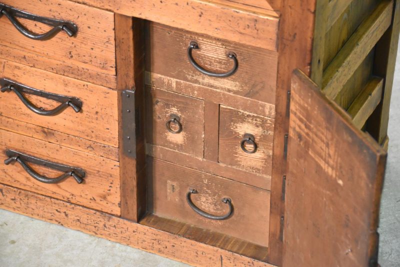 Japanese Antique Gifu Region Merchants Chest (Choba Dansu) - Image 6