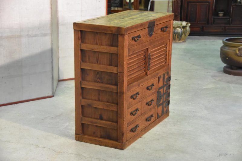 Japanese Antique Gifu Region Merchants Chest (Choba Dansu) - Image 3