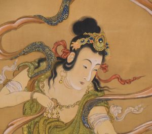 Buddhist 2 Panel Screen