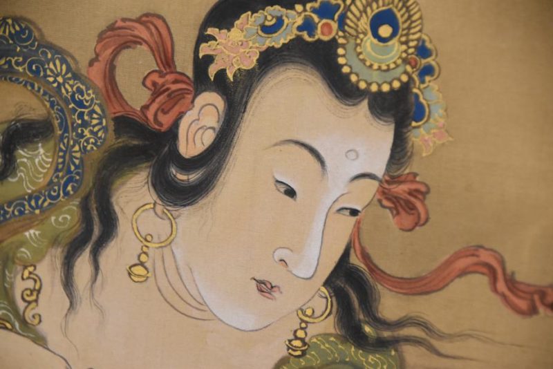Buddhist 2 Panel Screen - Image 7