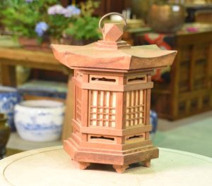 Japanese Hanging Wooden Lantern