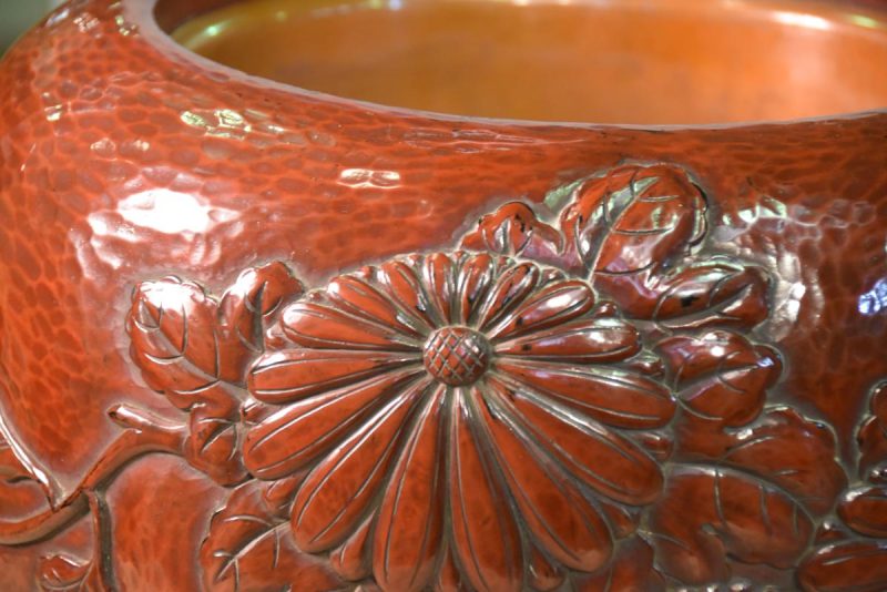 Japanese Kamakura Bori Wooden Hibachi - Image 10